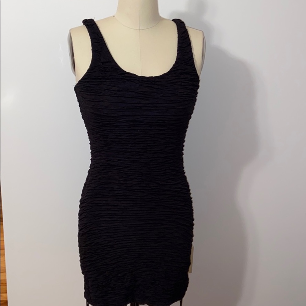 Ruffled Black dress